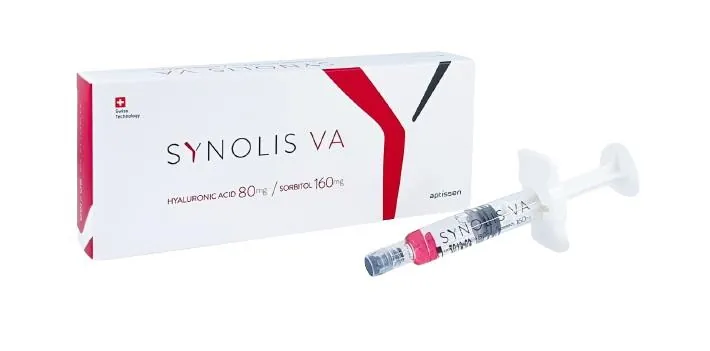 Синоліс (Synolis) VA 80/160 розчин в'язкопружній для внутрішньосуглобових ін'єкцій по 4,0 мл №1 в скляному шприці