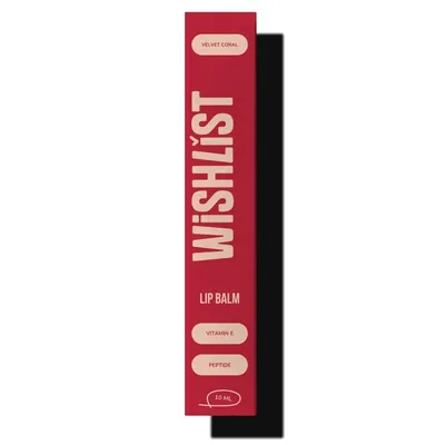 Бальзам-блиск для губ Wishlist Velvet Coral, 10 мл
