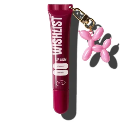 Бальзам-блиск для губ Wishlist Ruby Nectar, 10 мл + брелок