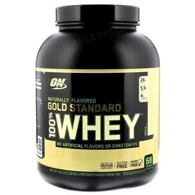Протеїн сироватковий змішаний Optimum Nutrition Gold Standard Natural 100% Whey, ваніль, 2,27 кг