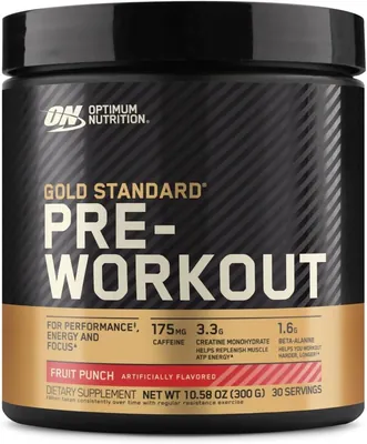 Передтренувальний комплекс Optimum Nutrition Gold Standard Pre-Workout, фруктовий пунш, 300 г