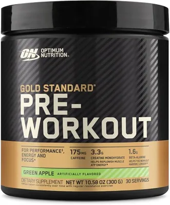 Передтренувальний комплекс Optimum Nutrition Gold Standard Pre-Workout, зелене яблуко, 300 г