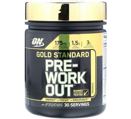 Предтренировочный комплекс Optimum Nutrition Gold Standard Pre-Workout, ананас, 300 г