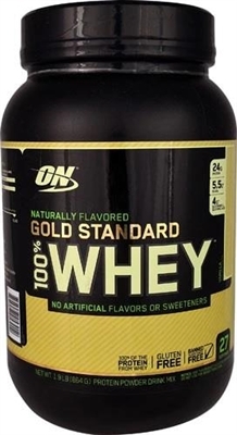 Протеїн Optimum Nutrition Natural 100% Whey Gold Standard, ваніль, 864 г