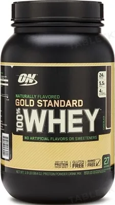 Протеїн сироватковий змішаний Optimum Nutrition Gold Standard Natural 100% Whey, шоколад, 907 г