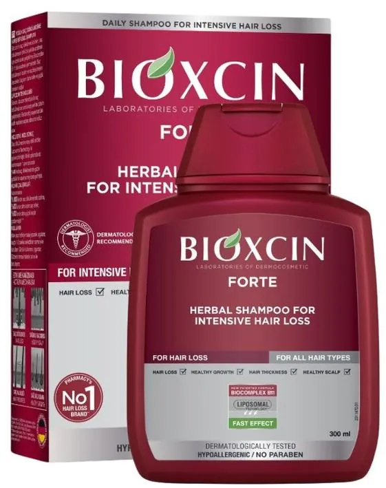 Шампунь Bioxсin Forte при інтенсивному випадінні волосся, 300 мл