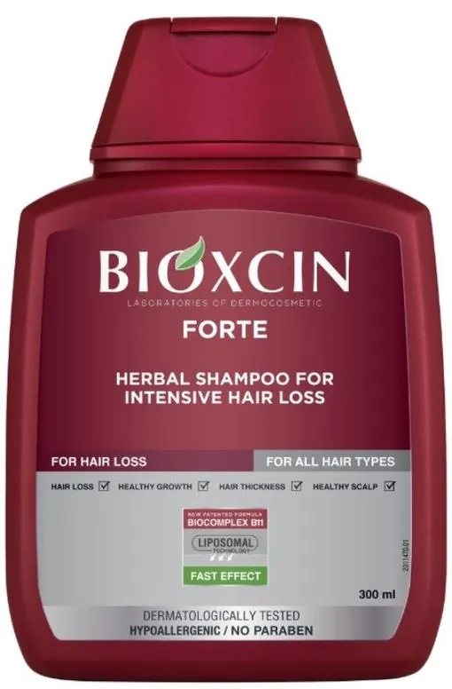 Шампунь Bioxсin Forte при інтенсивному випадінні волосся, 300 мл