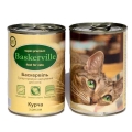 Консерва для кошек Baskerville с курицей и рисом, 400 г