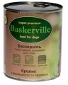 Консерви для собак Baskerville з кроликом і вермішеллю, 800 г