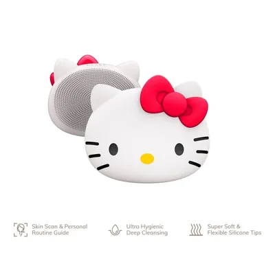Щітка для обличчя GESKE 3 в 1 by Hello Kitty, пудрова