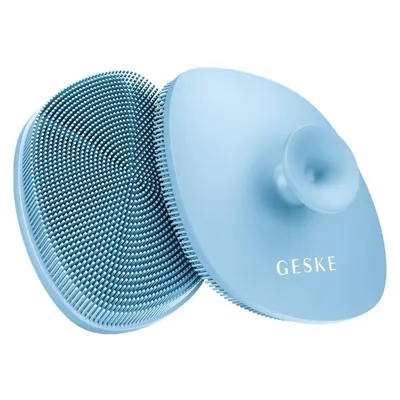 Щітка для обличчя GESKE 4 в 1 з тримачем, аквамарин