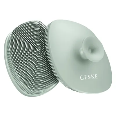 Щітка для обличчя GESKE 4 в 1 з тримачем, зелений