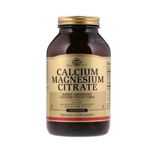 Solgar Цитрат кальция магния Calcium Magnesium Citrate, 250 таблеток