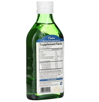 Вітаміни Carlson Labs Super D3+Omega-3 2000 МО та 1100 мг, 250 мл