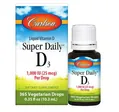 Вітамін D3 Carlson Labs Super Daily Vitamin D3 1000 МО, 10.3 мл