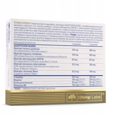 Дієтична добавка Olimp Stress Control, 30 капсул