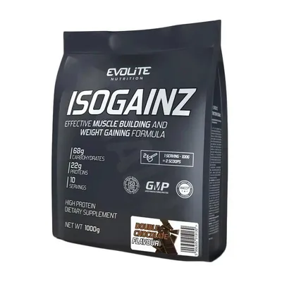 Гейнер Evolite Nutrition IsoGainz подвійний шоколад, 1 кг