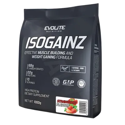 Гейнер Evolite Nutrition IsoGainz полуниця, 1 кг