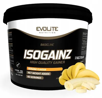 Гейнер Evolite Nutrition IsoGainz банан, 4 кг