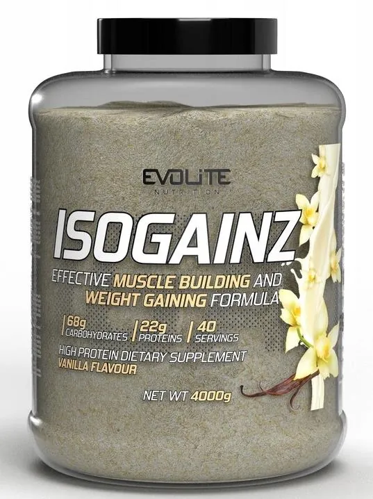 Гейнер Evolite Nutrition IsoGainz карамельний ваніль, 4 кг