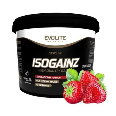 Гейнер Evolite Nutrition IsoGainz полуниця, 4 кг
