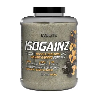Гейнер Evolite Nutrition IsoGainz шоколад-арахіс, 4 кг