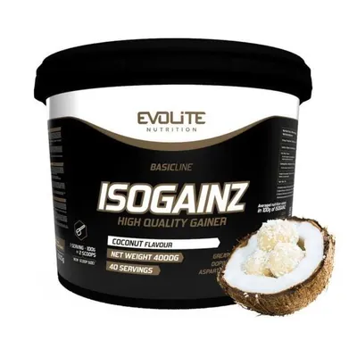 Гейнер Evolite Nutrition IsoGainz кокос, 4 кг