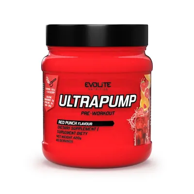 Передтренувальний комплекс Evolite Nutrition UltraPump червоний пунш, 420 г