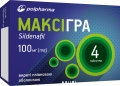 Максігра таблетки, в/плів. обол. по 100 мг №4