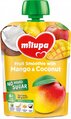 Пюре фруктове Milupa Яблуко, Манго, Банан і Кокос для дітей з 6 місяців, 80 г