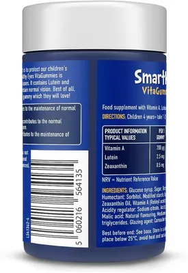 Комплекс для зору для дітей Bioglan Smartkids Healthy Eyes апельсин, 30 жувальних пастилок