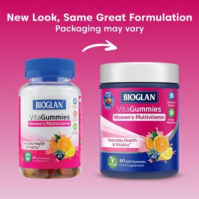 Мультивітаміни для жінок Bioglan VitaGummies Women's Multivitamin, 60 жувальних пастилок