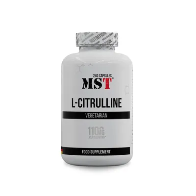 L-цитрулін MST Nutrition L-Citrulline, 240 капсул