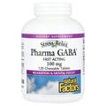 Гамма-аміномасляна кислота Natural Factors Stress Relax Pharma GABA 100 мг, 120 жувальних таблеток
