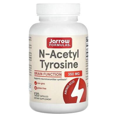 N-Ацетил Тирозин Jarrow Formulas N-Acetyl Tyrosine 350 мг, 120 капсул