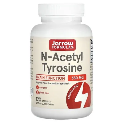 N-Ацетил Тирозин Jarrow Formulas N-Acetyl Tyrosine 350 мг, 120 капсул