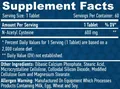 N-ацетил-L-цистеїн Haya Labs N-Acetyl L-Cysteine, 60 таблеток