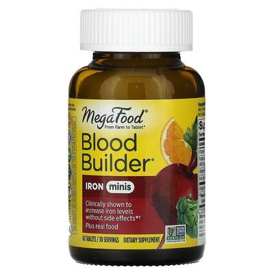 Добавка для крови MegaFood Blood Builder Minis, 60 мини-таблеток