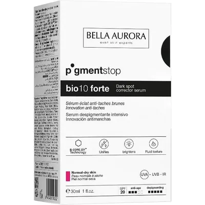 Сироватка для обличчя Bella Aurora Bio 10 forte від пігментації для нормальної, сухої шкіри, 30 мл