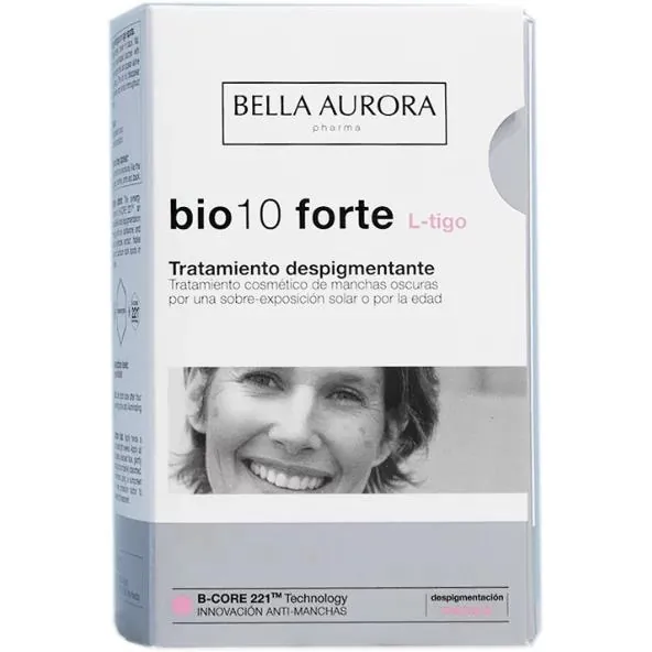 Засіб для обличчя Bella Aurora Bio 10 forte L-tigo від пігментації сонячного походження та віку, 30 мл