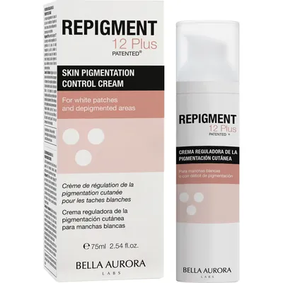 Крем для обличчя Bella Aurora Repigment 12 plus від білих плям і депігментованих ділянок, 75 мл