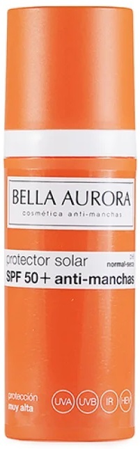 Флюїд сонцезахисний Bella Aurora SPF50+ від пігментних плям для нормальної та сухої шкіри, 50 мл