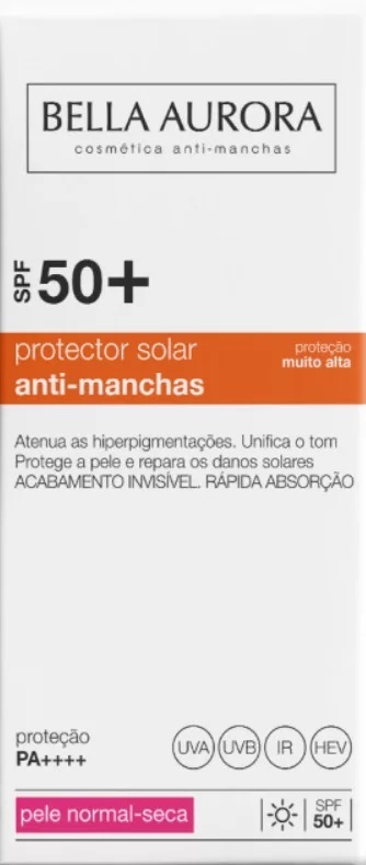Флюїд сонцезахисний Bella Aurora SPF50+ від пігментних плям для нормальної та сухої шкіри, 50 мл