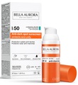 Гель-крем солнцезащитный Bella Aurora SPF50 от пигментных пятен для комбинированной и жирной кожи, 50 мл