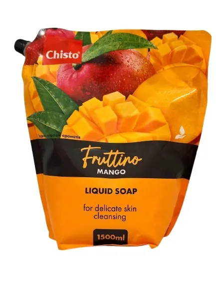 Мило рідке Chisto Fruttino Mango, 1500 мл дой-пак