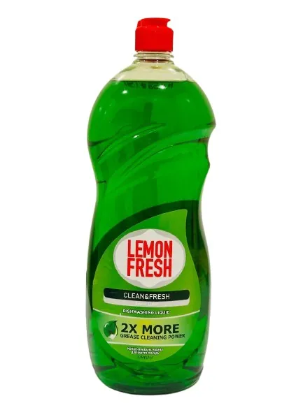 Рідина для миття посуду Lemon Fresh зелена, 1,5 л