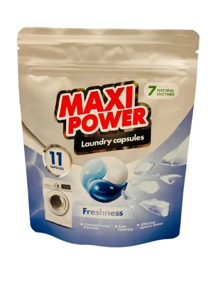 Капсули для прання Maxi Power Свіжість універсальні, 11 шт