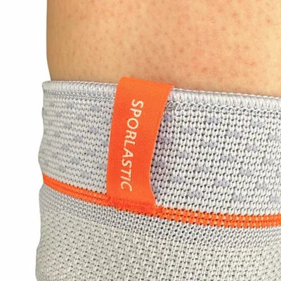 Бандаж на гомілковостопний суглоб Sporlastic 07074 еластичний з гелевими вставками, платина, розмір 1