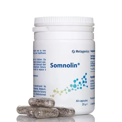 Сомнолін Metagenics Somnolin капсули по 0.34 г №60 у флак. скл.