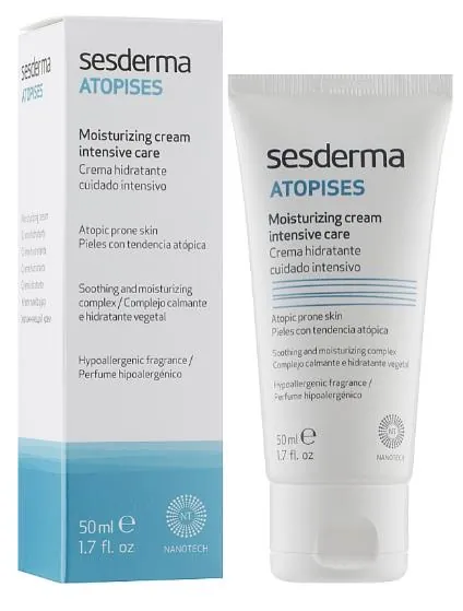 Крем для обличчя Sesderma Atopises ліпосомальний зволожуючий для сухої шкіри, 50 мл